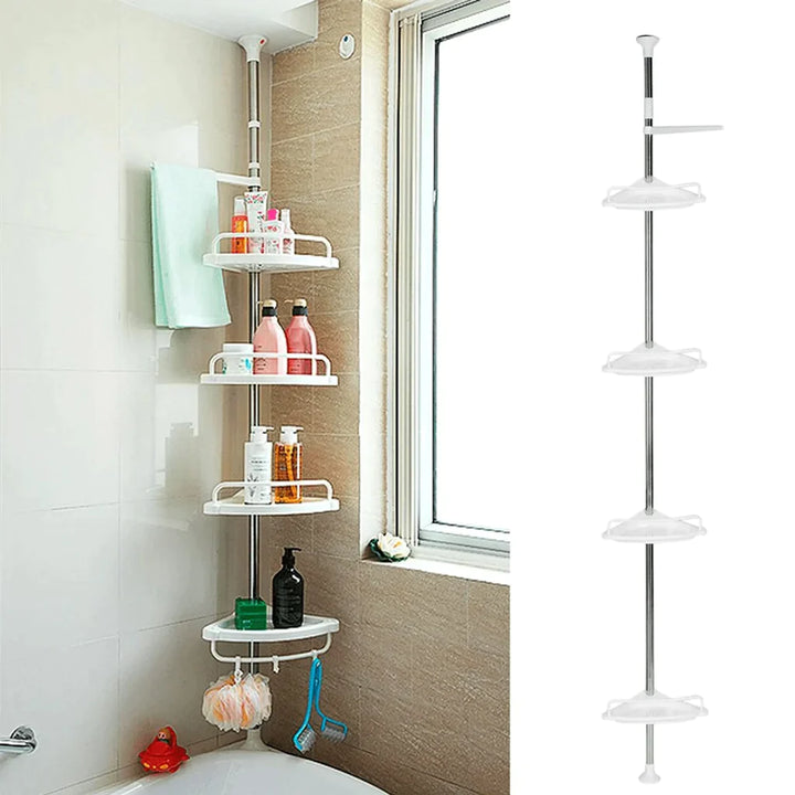 ESTANTE ORGANIZADOR DE BAÑO ESQUINERO