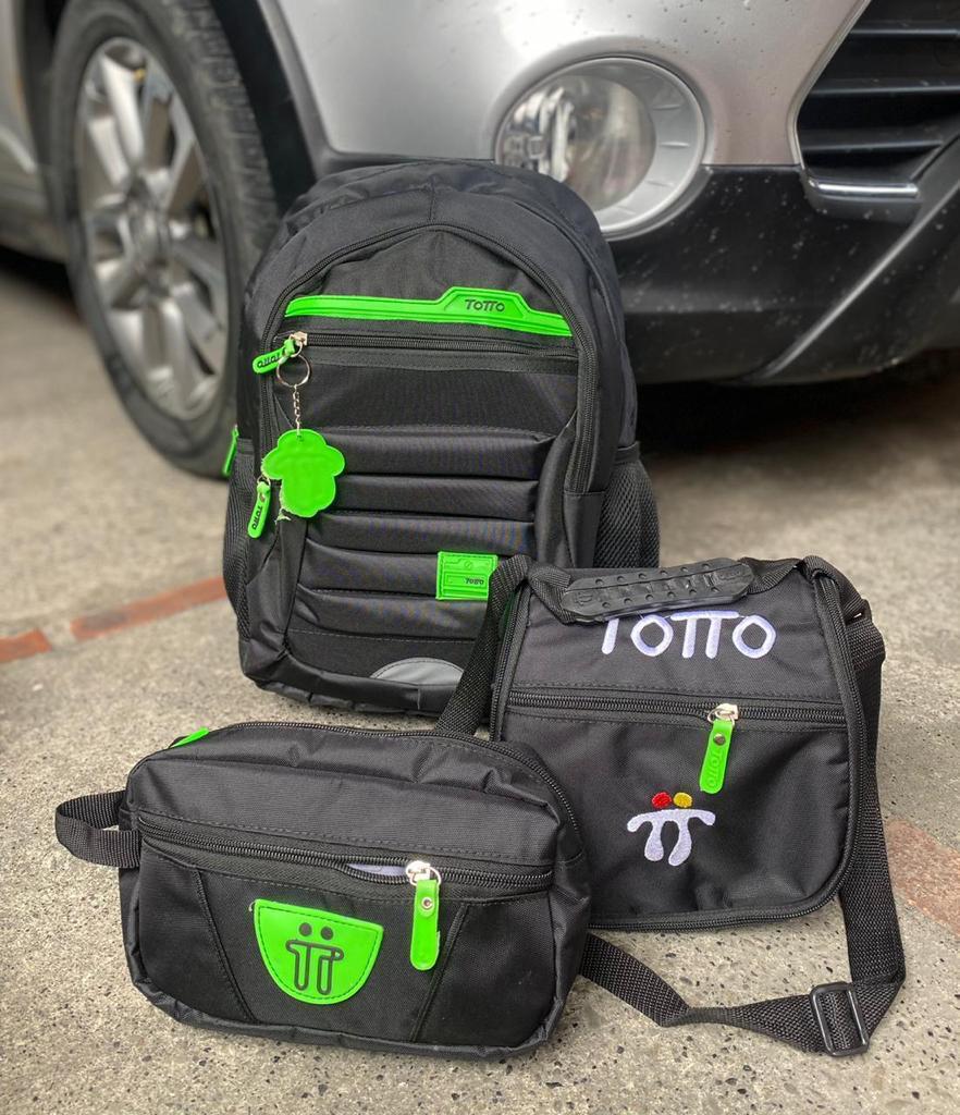 Combo TOTTO - Morral, cartuchera y lonchera😲🚨
