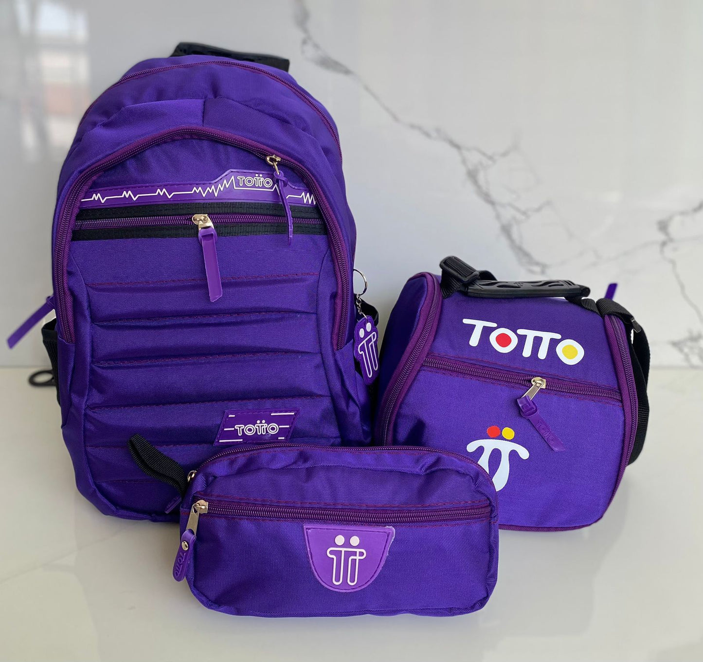 Combo TOTTO - Morral, cartuchera y lonchera😲🚨