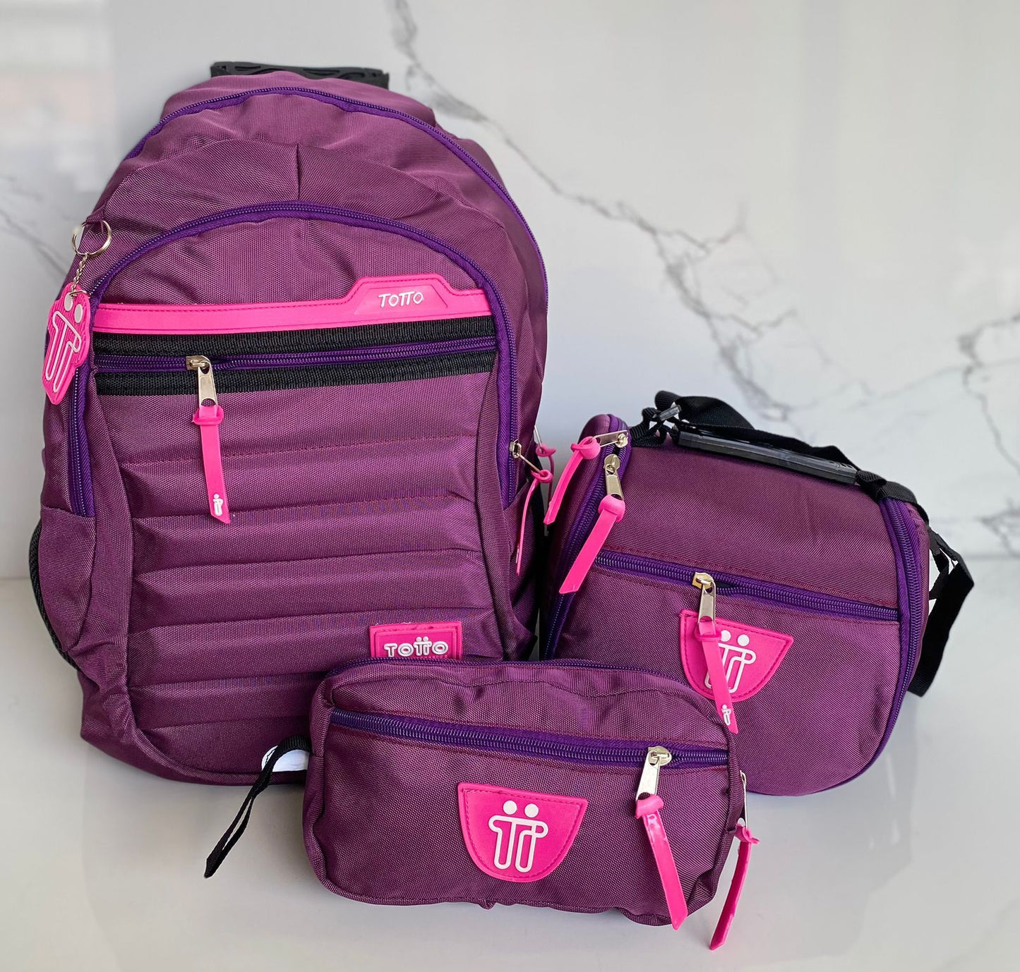 Combo TOTTO - Morral, cartuchera y lonchera😲🚨