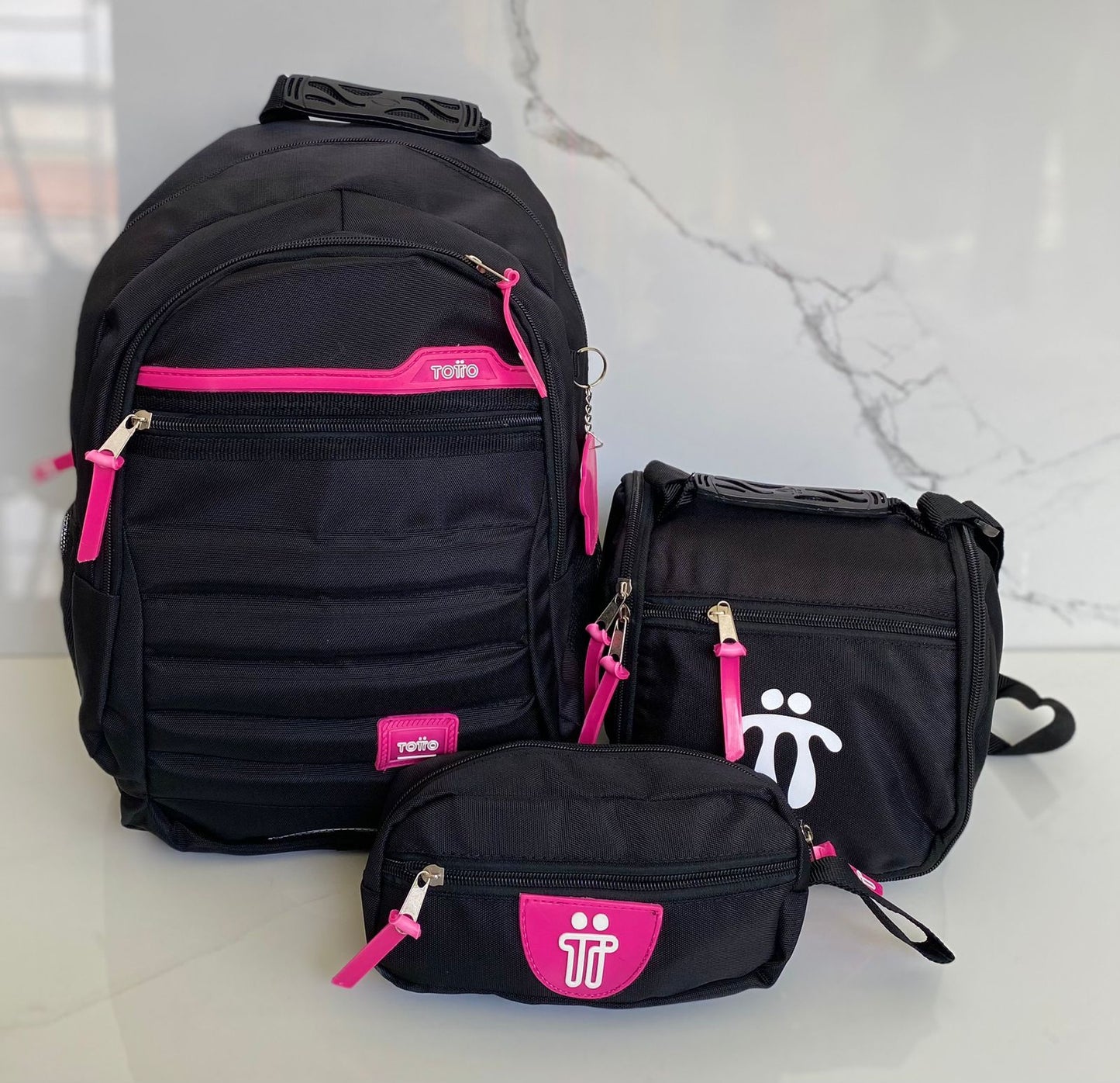 Combo TOTTO - Morral, cartuchera y lonchera😲🚨