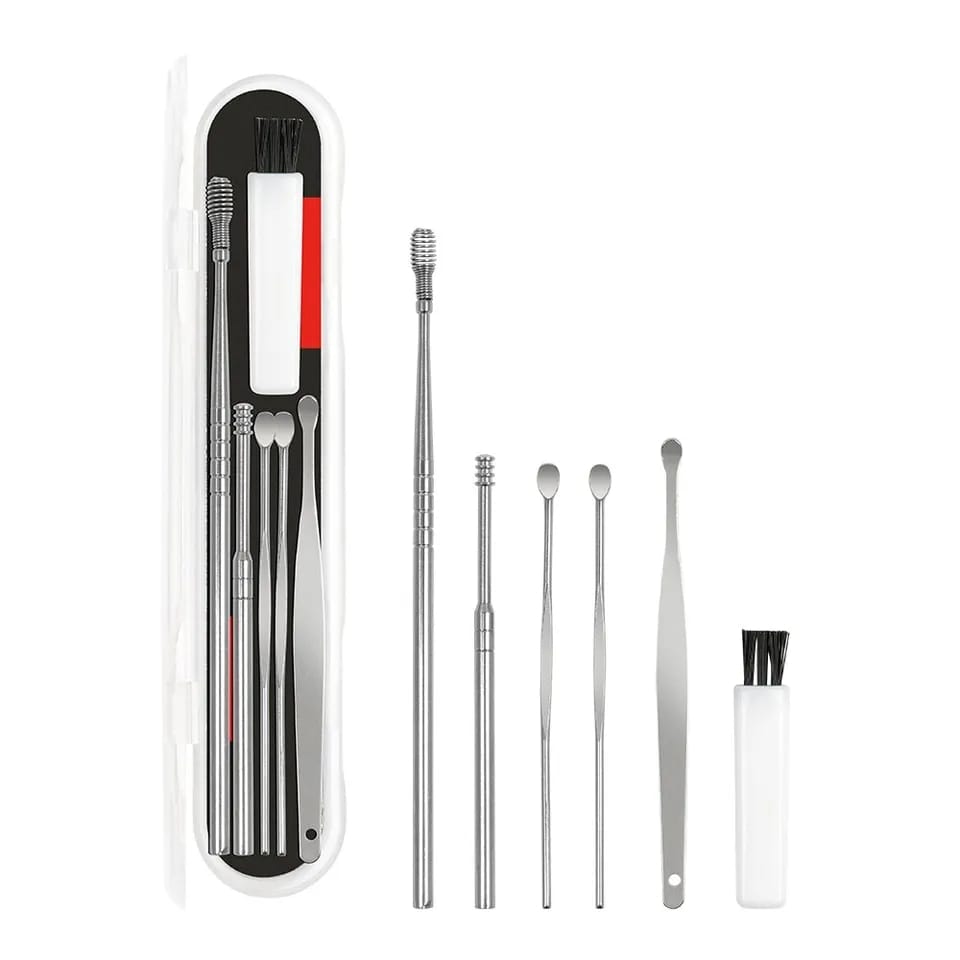 LIMPIA OIDOS KIT X6 PROFESIONAL PORTABLE