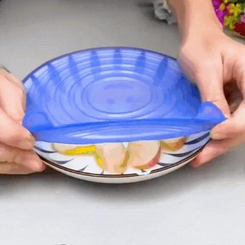 Tapas de silicona set x6 unidades