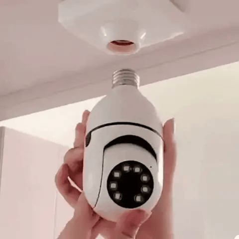 Cámara Bombillo Robotica Panoramica Ip 360 + Envio Gratis