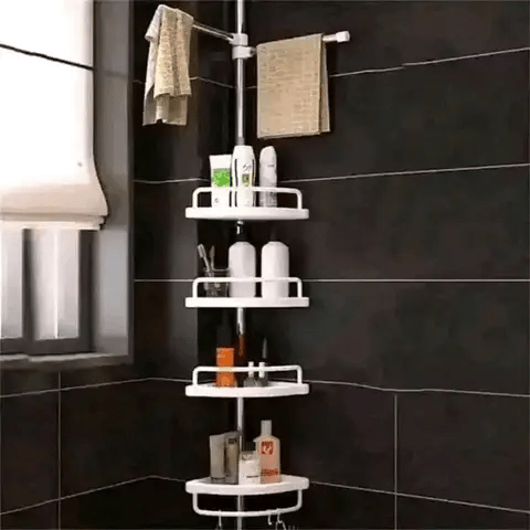 ESTANTE ORGANIZADOR DE BAÑO ESQUINERO