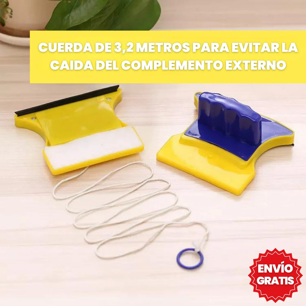 Limpia vidrios magnético