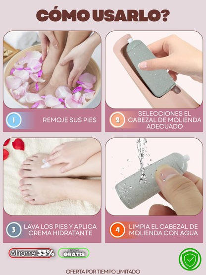 Removedor Eléctrico de Callos e Impurezas