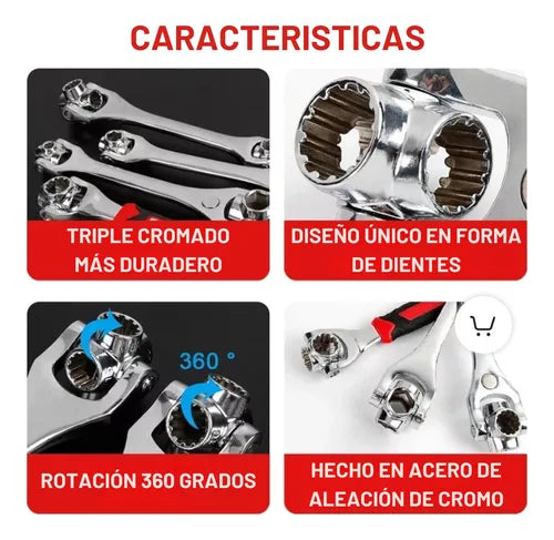 LLAVE MULTIUSOS 48 EN 1 UNIVERSAL