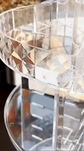 ORGANIZADOR DE MAQUILLAJE DIAMANTE 360°
