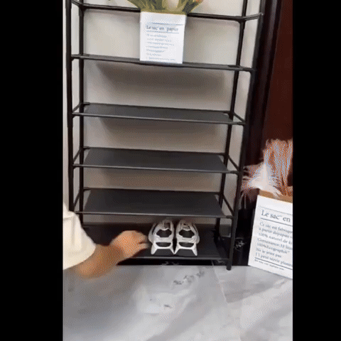 ZAPATERO Y PERCHERO  ESTANTE MULTIFUNCIONAL