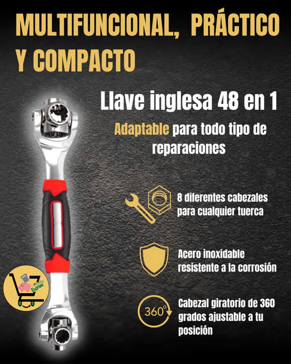 LLAVE MULTIUSOS 48 EN 1 UNIVERSAL