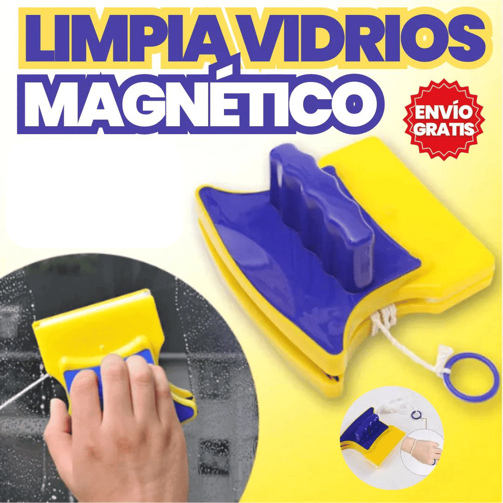 Limpia vidrios magnético