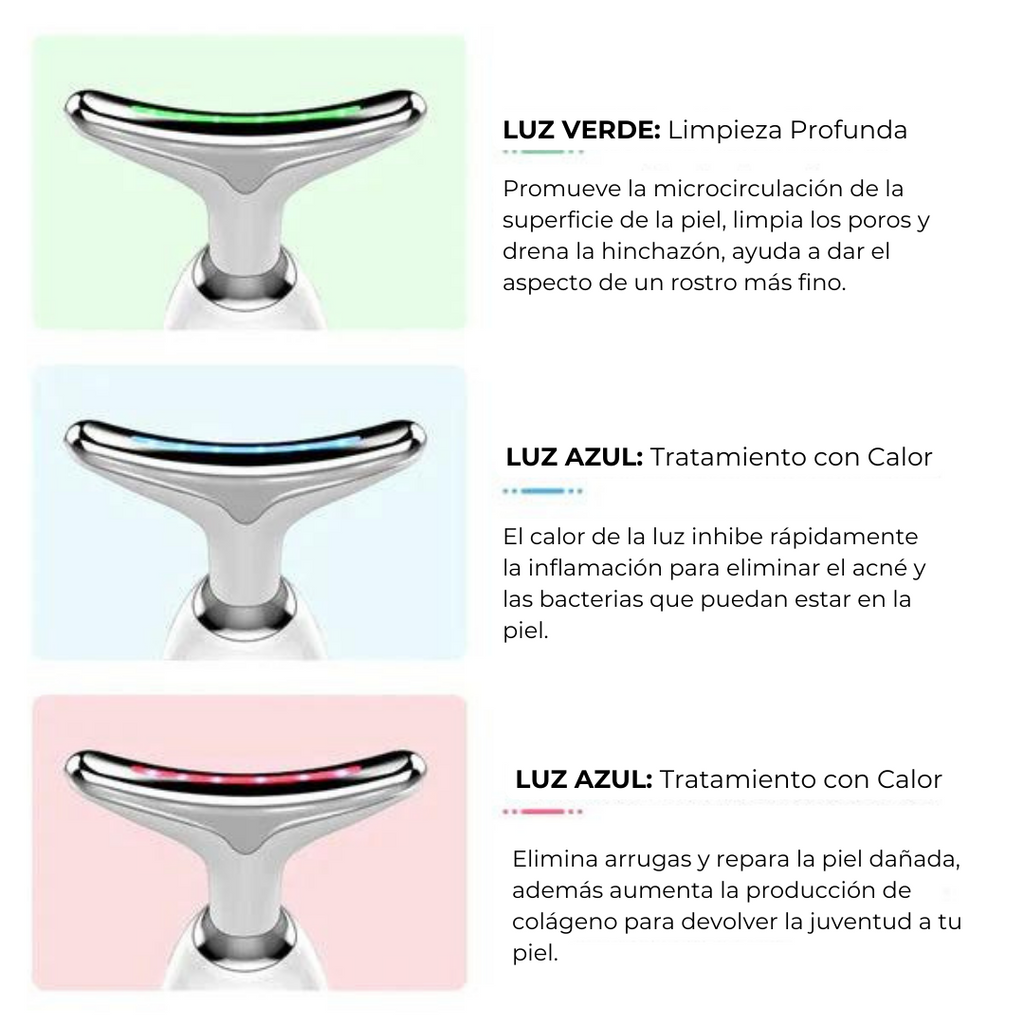  MASAJEADOR BEAUTY FACE REDUCTOR DE ARRUGAS Y PAPADA