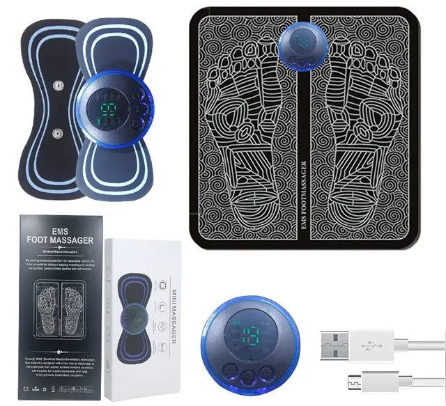 Combo Tapete Estimulador para Pies + Masajeador Mariposa