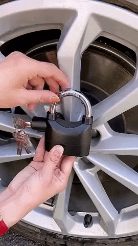 CANDADO DE SEGURIDAD ANTIRROBO CON ALARMA