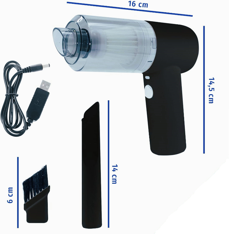 MINI ASPIRADORA PORTATIL 4 EN 1